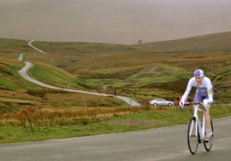Tejvan on his way to winning the National Champonships